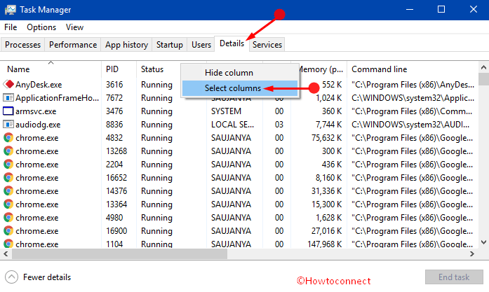 How to Find Command line of Running Processes in Windows 10 picture 4