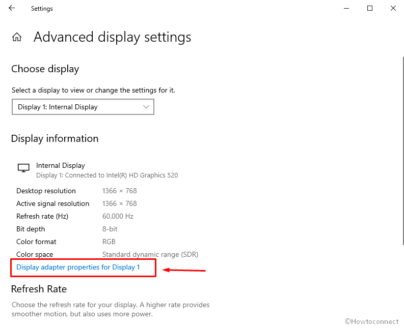 How to Find Monitor Properties in Windows 10 Pic 1.5