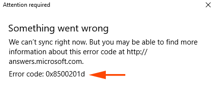 How to Fix Mail App Windows 10 Error 0x8500201d image 1