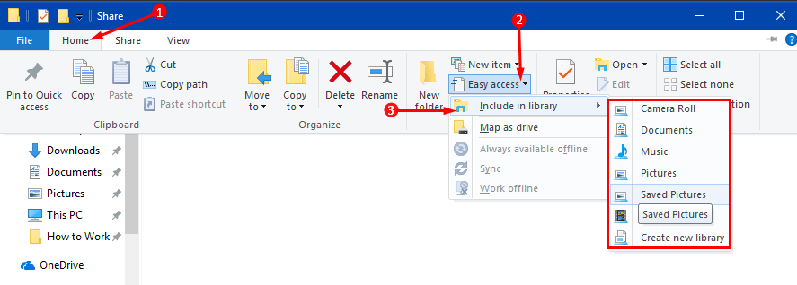 How to Include a Network Folder which is not Indexed to any Library in Windows 10 Pic 10
