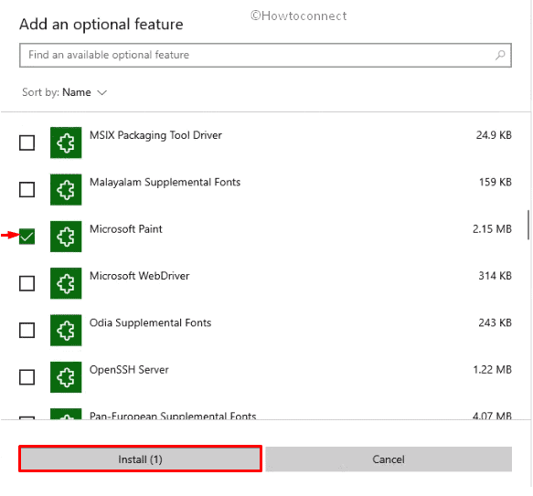 How to Install Microsoft Paint Optional Feature on Windows 10 image 4