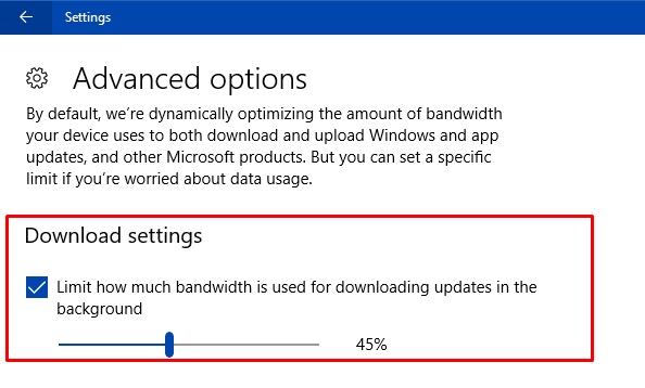 How to Limit Windows Update Bandwidth in Windows 10 Image 5