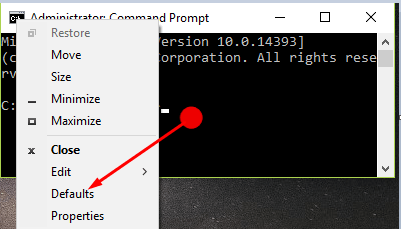 How to Open Command Prompt in Small Size by Default on Windows 10 pic 2