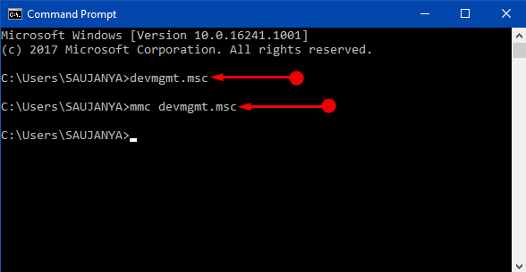 How to Open Device Manager Using Command Prompt in Windows 10 Image 2