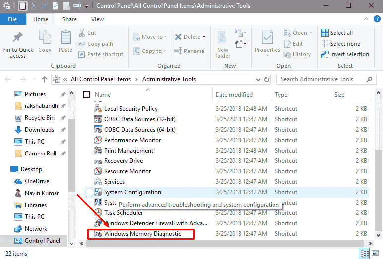 How to Open Memory Diagnostic Tool in Windows 10 image 6