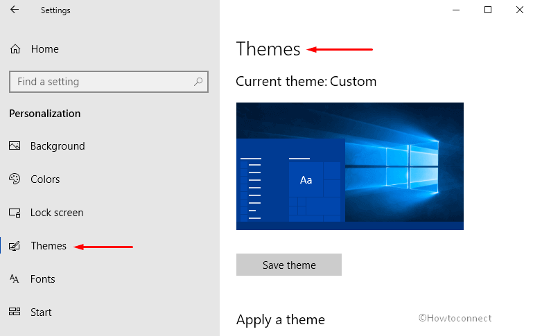 How to Open Themes Settings in Windows 10 Pic 3