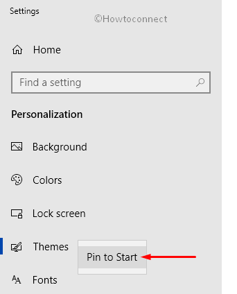 How to Open Themes Settings in Windows 10 Through Start Menu Pic 12