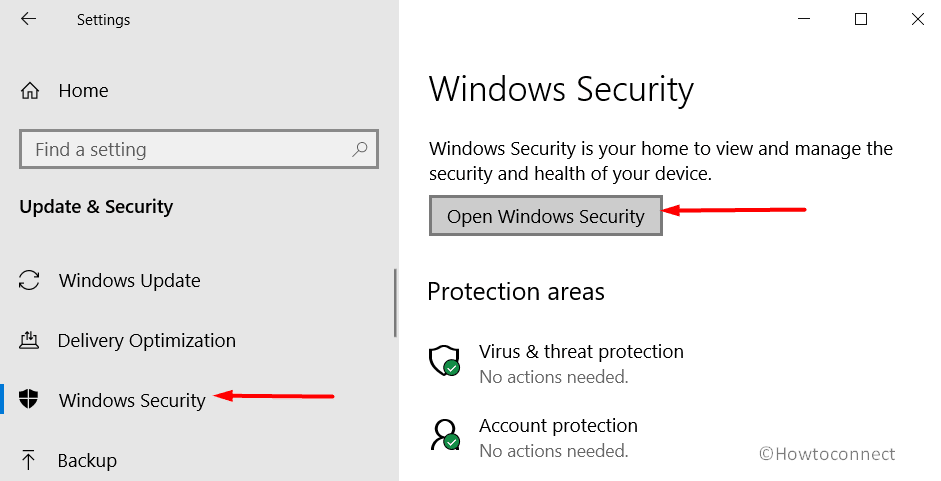 How to Open Windows Security App in Windows 10 Pic 4