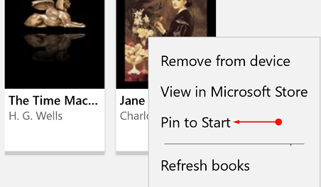 How to Pin Book to Start and Taskbar Using Microsoft Edge Photo 3