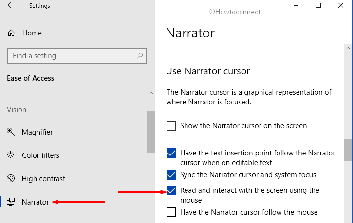 How to Read and Interact with the Screen using the Mouse in Windows 10 Pic 3