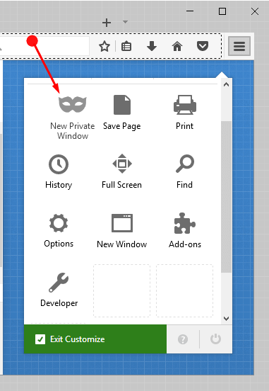 How to Rearrange Tools on Open Menu in Firefox Pic 3