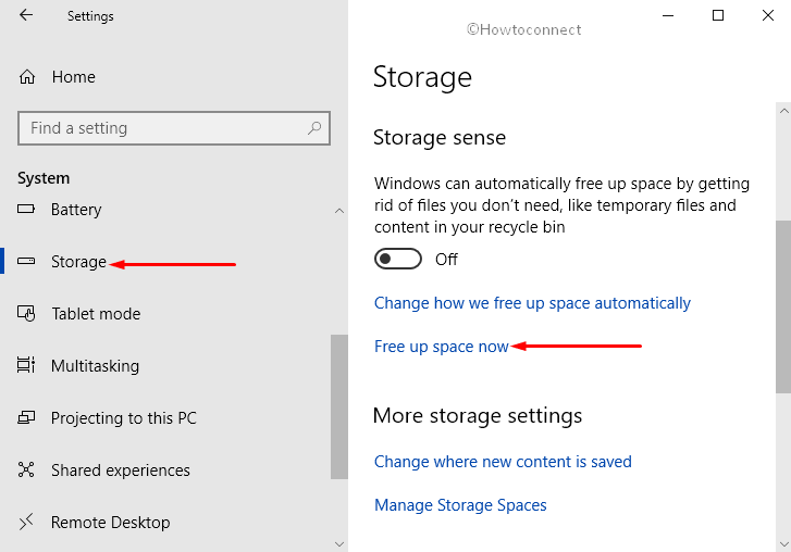 How to Recover Space after Installing 1803 Windows 10 April 2018 Update Pic 2