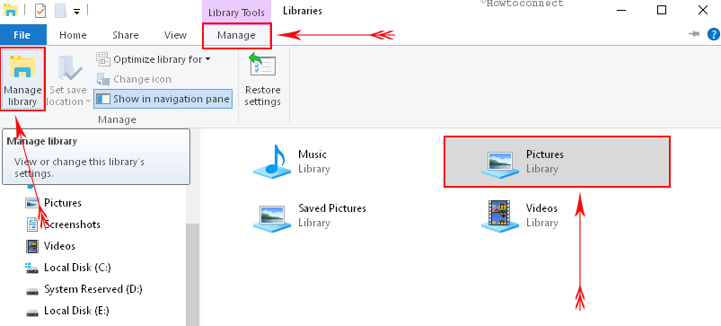 How to Remove an Existing folder from Library in Windows 10 Pic 8