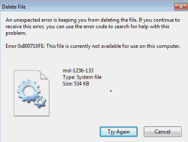 How to Repair Error 0x800710FE in Windows 10 Pic 1