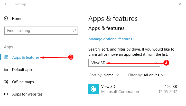 How to Repair View 3D App in Windows 10 image 2