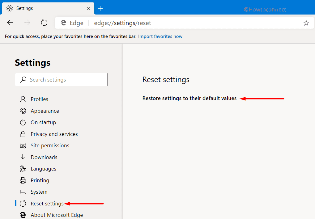 How to Reset Chromium Microsoft Edge Insider Preview Browser Pic 2