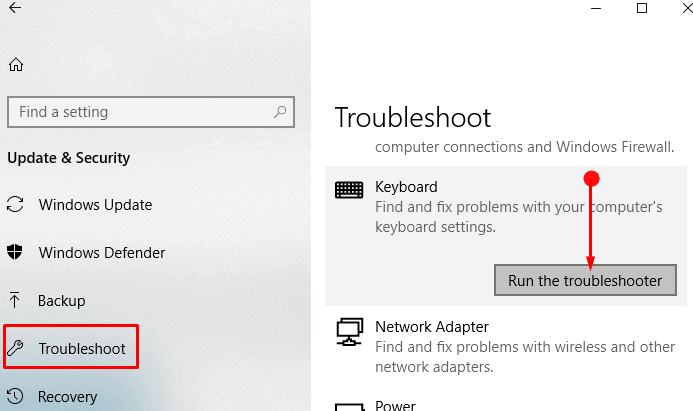 How to Run Keyboard Troubleshooter in Windows 10 image 2