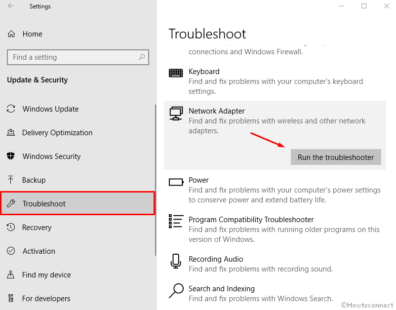 How to Run Network Adapter Troubleshooter in Windows 10 - Image 1