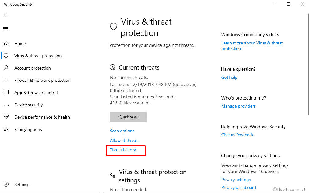 How to See Protection History in Windows 10 image 4