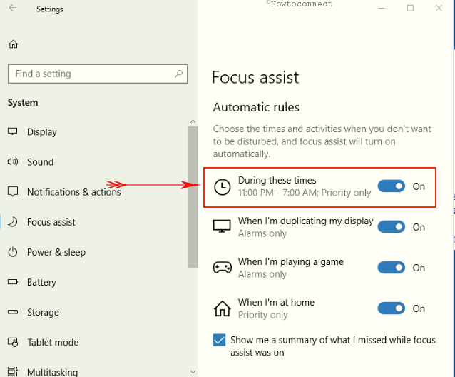 How to Set Automatic Rules in Focus Assist Image 7