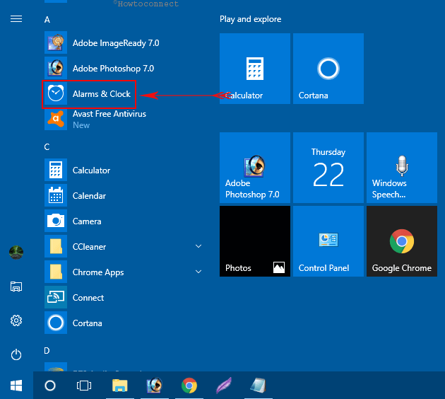 How to Setup an Alarm on Windows 10 Laptop image 1