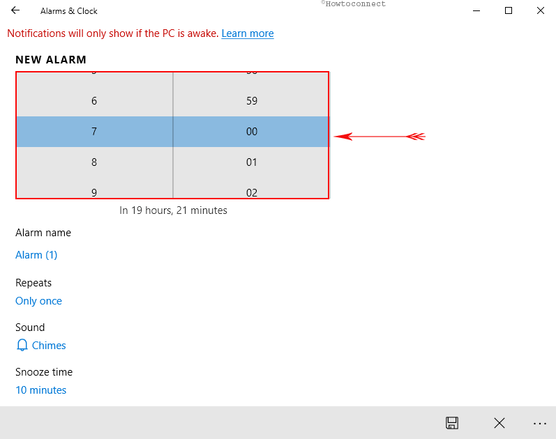 How to Setup an Alarm on Windows 10 Laptop image 3