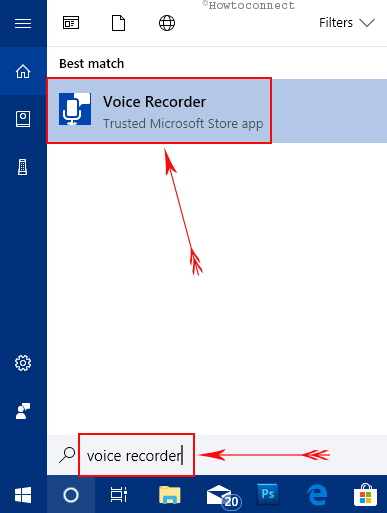 How to Setup and Use Voice Recorder in Windows 10 Image 1
