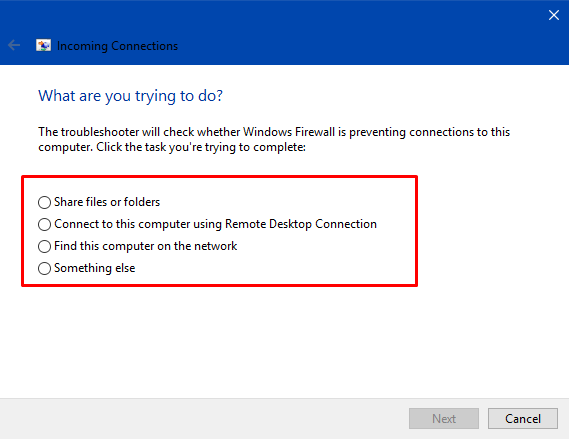 How to Troubleshoot Incoming Connections in Windows 10 Pics 4