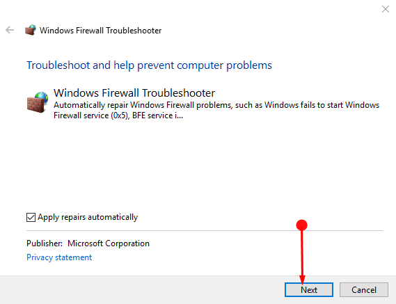 How to Troubleshoot Windows Defender Firewall in Windows 10 pic 1