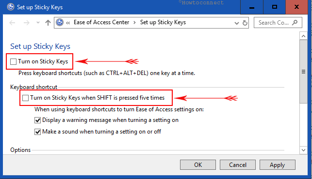 How to Turn Off Sticky Keys in Windows 10 Keyboard Accessing Via Control Panel Pic 9
