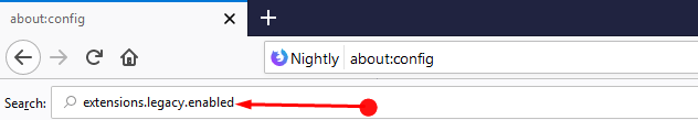 How to Turn On OFF legacy Extensions in Firefox 57 pic 3