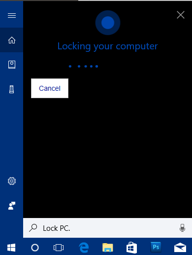 How to Use Cortana Voice Commands to Lock, Restart, Shutdown, Sign out Windows 10 Pic 1