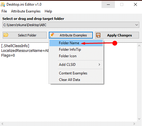 How to Use Desktop.ini Editor Tool to Change Folder Attributes on Windows image 3