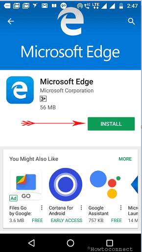 How to Use Microsoft Edge on Android image 1