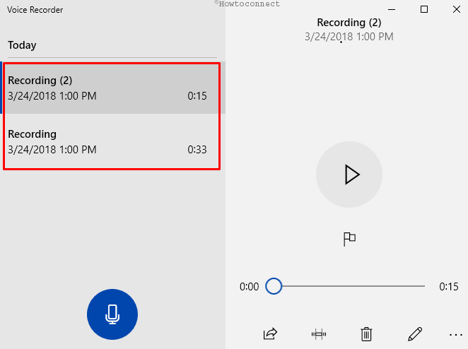 How to Use Voice Recorder in Windows 10 Image 10 Image 11