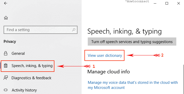 How to View and Clear User dictionary in Windows 10 pic 3