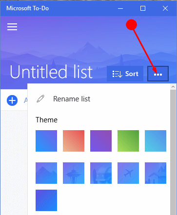 How to Work with Microsoft To-Do app in Windows 10 image 5