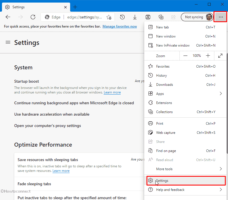 How to enable and disable performance mode in Microsoft Edge
