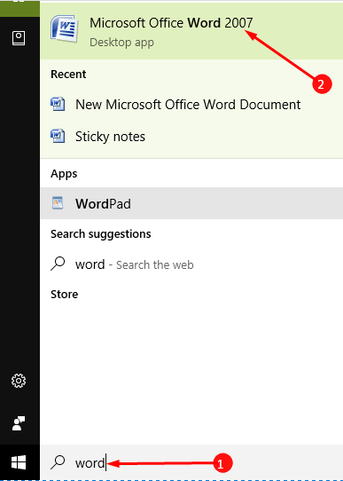 How to open Word documents on Windows 10 picture 2