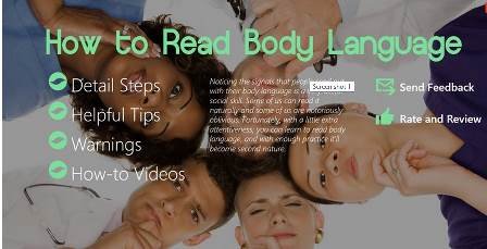 How to read body language windows 8 app