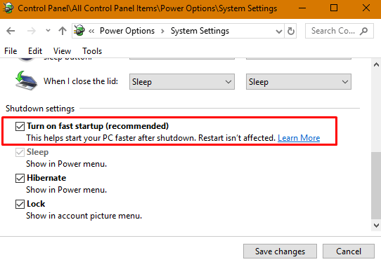 How to save Power Consumption by Hybrid Sleep on Windows 10, 8 image