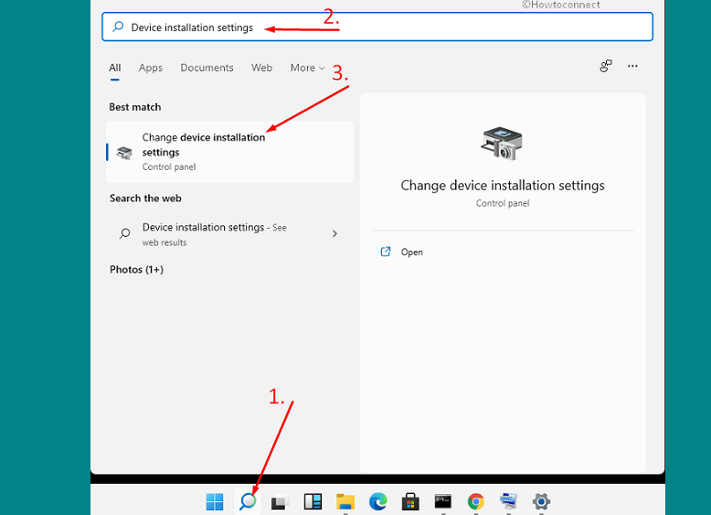 How to update Drivers in Windows 11 using device installation settings