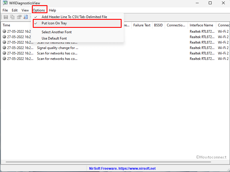 How to use WifiDiagnosticsView