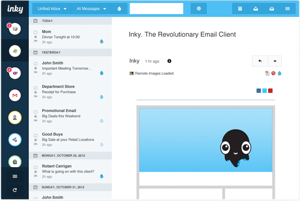 inky email client app