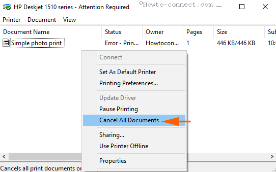 Items Stuck in Printer Queue on Windows 10 img 6