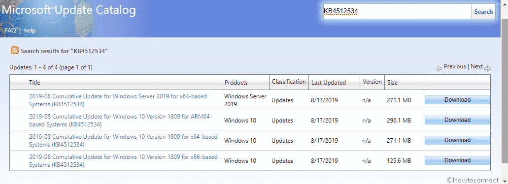 KB4512534 Windows 10 1809
