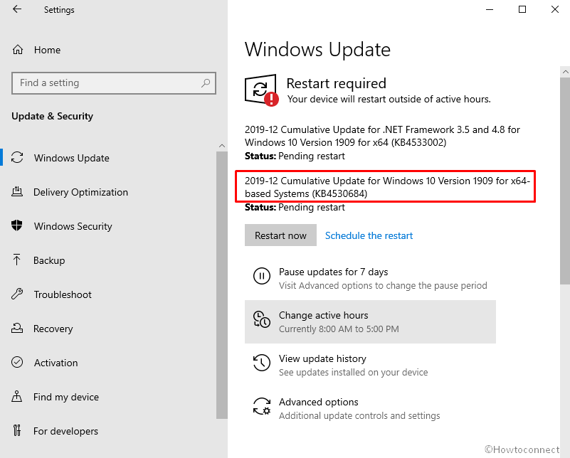 KB4530684 Update for Windows 10 1909 and 1903