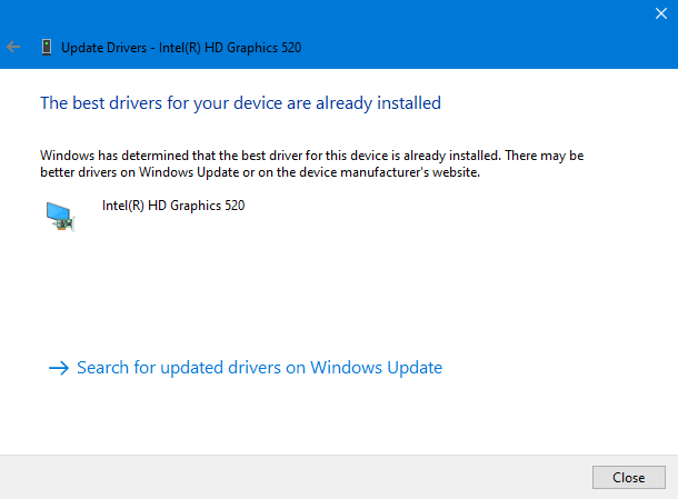 KB4566782 Breaks Automatic driver update in Device Manager on Windows 10 2004