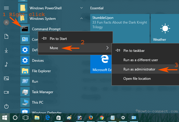 Launch Elevated Command Prompt on Windows 10 image 6