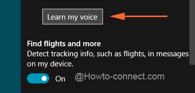 Make Cortana Better Learn your Voice Notebook Settings in Windows 10
